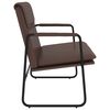 vidaXL Banc Marron 100x64x80 cm Similicuir