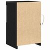 vidaXL Buffet LED 2 pcs Ch&ecirc;ne noir 41 x 37 x 67 cm Bois d'ing&eacute;nierie