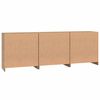 vidaXL Buffet 3 pcs Ch&ecirc;ne artisanal 70 x 41 x 75 cm Bois d'ing&eacute;nierie