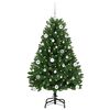 vidaXL Sapin de No&euml;l artificiel avec 150 LED Vert 150 cm PVC et m&eacute;tal