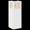 vidaXL Lumi&egrave;re de chemin LED solaire 2 pcs Blanc Acier lamin&eacute; &agrave; froid