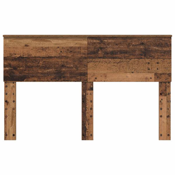 vidaXL T&ecirc;te de lit Bois Ancien 140 cm Bois d'ing&eacute;nierie