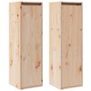 vidaXL Armoires murales 2 pcs 30x30x100 cm Bois de pin massif