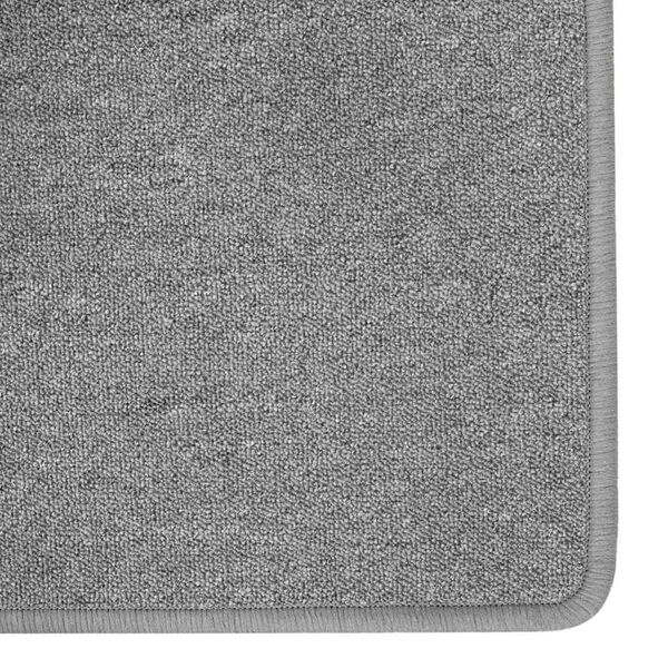 vidaXL Tapis Couloir Gris clair 100 x 250 cm 100% Polypropyl&egrave;ne