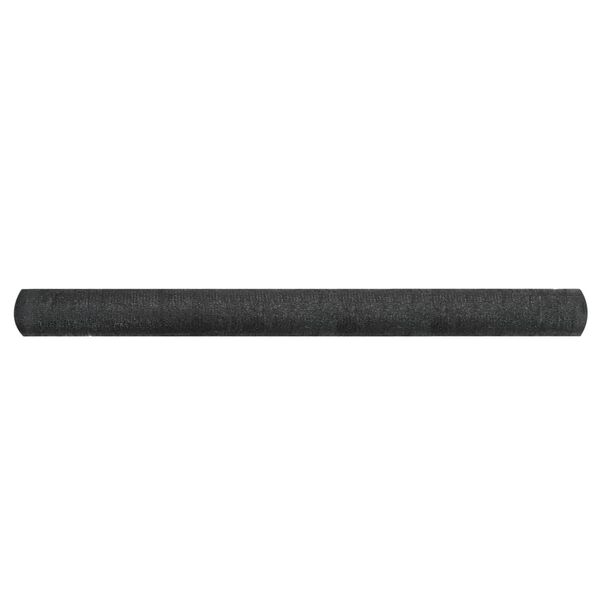 vidaXL Filet brise-vue PEHD 1,5 x 25 m Noir
