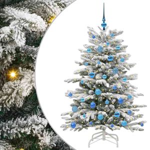 vidaXL Sapin de No&euml;l Artificiel &agrave; Branches Articul&eacute;es Blanc 150 cm