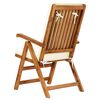 vidaXL Ensemble &agrave; manger de jardin 7 pcs coussins Bois de teck massif