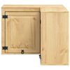 vidaXL Armoire avec &eacute;tag&egrave;re SKI Brun Miel 80 x 80 x 60 cm Pin massif