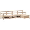 vidaXL Salon de jardin 5 pcs bois de pin massif