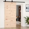 vidaXL Porte de grange 100x1,8x214 cm Bois massif de pin