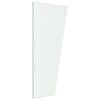 vidaXL Panneau d'auvent de porte Transparent 50x100 cm Verre tremp&eacute;