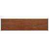 vidaXL Appui de fen&ecirc;tre Bois marron 80 x 25 x 4,5 cm PVC