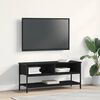 vidaXL Ensemble meuble TV Montage mural Ch&ecirc;ne noir 100 x 35 x 45 cm