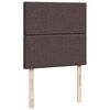 vidaXL Sommier &agrave; lattes de lit avec matelas Marron fonc&eacute; 90x190 cm