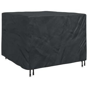 vidaXL Housse pour meubles Noir 125 x 125 x 74 cm tissu Oxford 420D