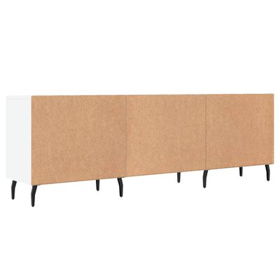 vidaXL Meuble TV blanc 150x30x50 cm bois d'ingénierie