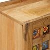 vidaXL Meuble TV Naturel 105 x 33,5 x 46 cm Bois de mangue massif