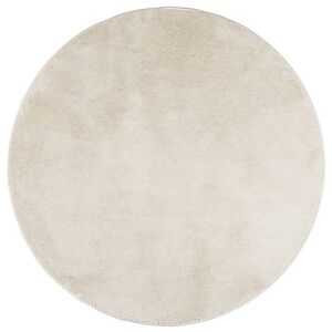 vidaXL Tapis OVIEDO &agrave; poils courts beige &Oslash; 120 cm
