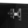 vidaXL Ensemble meuble TV 7 pcs Ch&ecirc;ne noir 100 x 30 x 30 cm