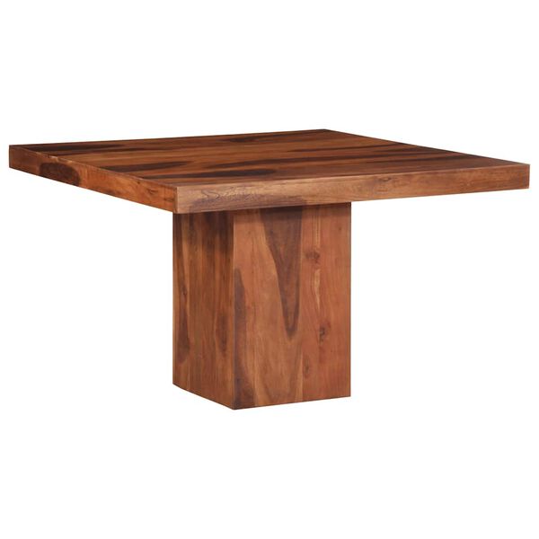 vidaXL Table &agrave; manger 120x120x77 cm bois d'acacia massif