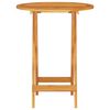 vidaXL Ensemble bistro pliant 3 pcs Marron Bois d'Acacia Massif
