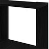 vidaXL Biblioth&egrave;que Ch&ecirc;ne noir 50 x 50 x 102 cm