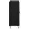 vidaXL Buffet Ch&ecirc;ne noir 69,5 x 34 x 90 cm Bois d'ing&eacute;nierie