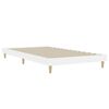 vidaXL Cadre de lit sans matelas blanc 90x190 cm bois d'ingénierie