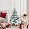 vidaXL Sapin de No&euml;l artificiel avec 150 LED Blanc 120 cm PE et PVC