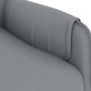 vidaXL Fauteuil Gris clair Tissu