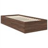 vidaXL Cadre de lit Ch&ecirc;ne brun 120 x 200 cm Bois d'ing&eacute;nierie
