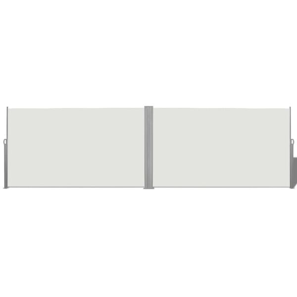 vidaXL Auvent latéral rétractable 180x600 cm Crème