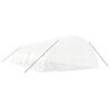 vidaXL Serre avec cadre en acier blanc 72 m&sup2; 12x6x2,85 m