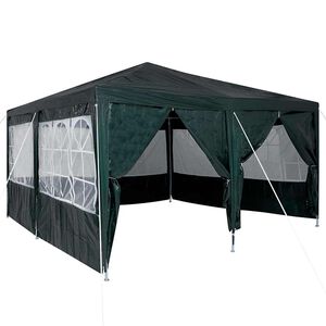 vidaXL Tente de f&ecirc;te Vert 400 x 400 x 266 cm Poly&eacute;thyl&egrave;ne