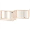 vidaXL Barri&egrave;re pour chien porte pliable 10 panneaux bois de peuplier