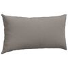 vidaXL Coussins de canapé 2 pcs Taupe 80 x 40 cm tissu