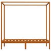 vidaXL Cadre de lit à baldaquin sans matelas bois massif 90x200 cm