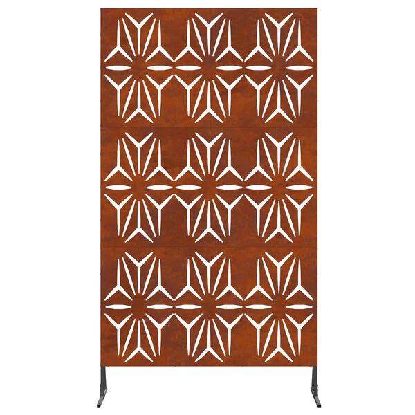 vidaXL &Eacute;cran de confidentialit&eacute; Gris 100 x 50 x 180 cm Acier patin&eacute;