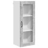 vidaXL Cabinet en verre mural PORTO Gris b&eacute;ton 40 x 31 x 100 cm
