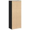 vidaXL Biblioth&egrave;que ch&ecirc;ne noir 40x24x102 cm bois d'ing&eacute;nierie
