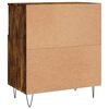 vidaXL Buffets 2 pcs ch&ecirc;ne fum&eacute; bois d'ing&eacute;nierie