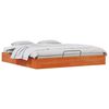 vidaXL Cadre de lit ottoman avec rangement Brun Cir&eacute; 200 x 200 cm