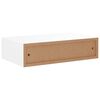 vidaXL &Eacute;tag&egrave;res &agrave; tiroirs murales 2 pcs Blanc 40x23,5x10 cm MDF