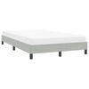 vidaXL Cadre de lit sans matelas gris clair 120x210 cm velours