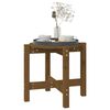 vidaXL Table basse Marron miel &Oslash; 52,5x45 cm Bois massif de pin