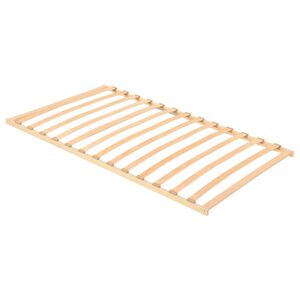 vidaXL Sommier &agrave; lattes sans matelas avec 13 lattes 100x200 cm