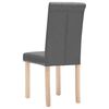 vidaXL Chaises &agrave; manger lot de 2 gris fonc&eacute; tissu