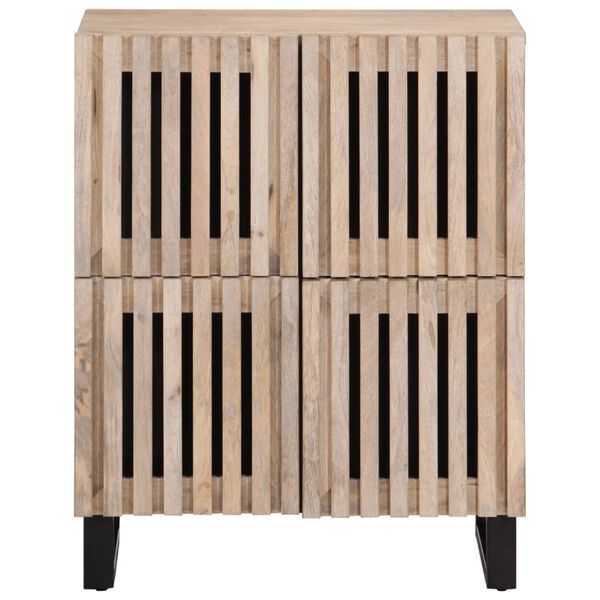 vidaXL Buffet 60x34x75 cm bois de manguier massif