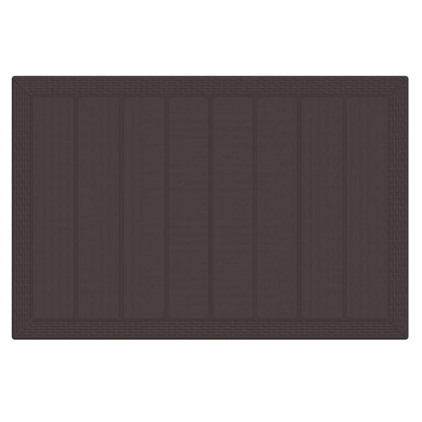vidaXL Ensemble de salle &agrave; manger pour jardin 5 pcs Marron Rattan Polt