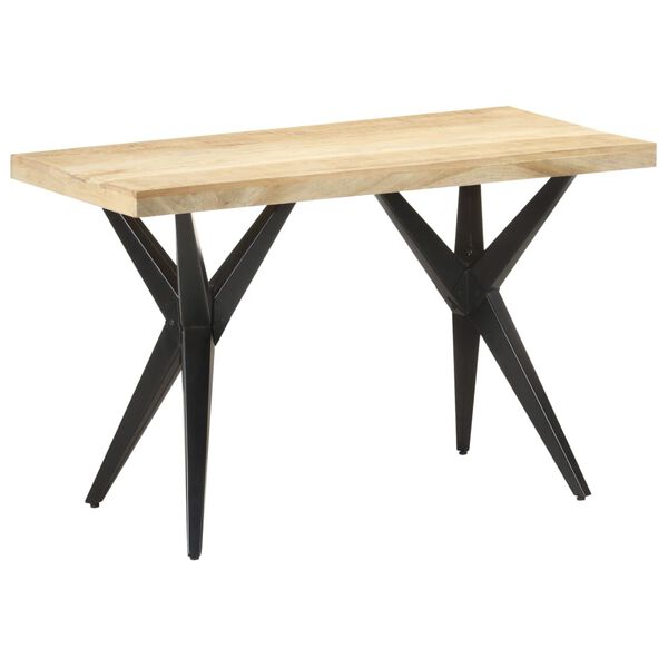 vidaXL Table à manger 120x60x76 cm Bois de manguier massif